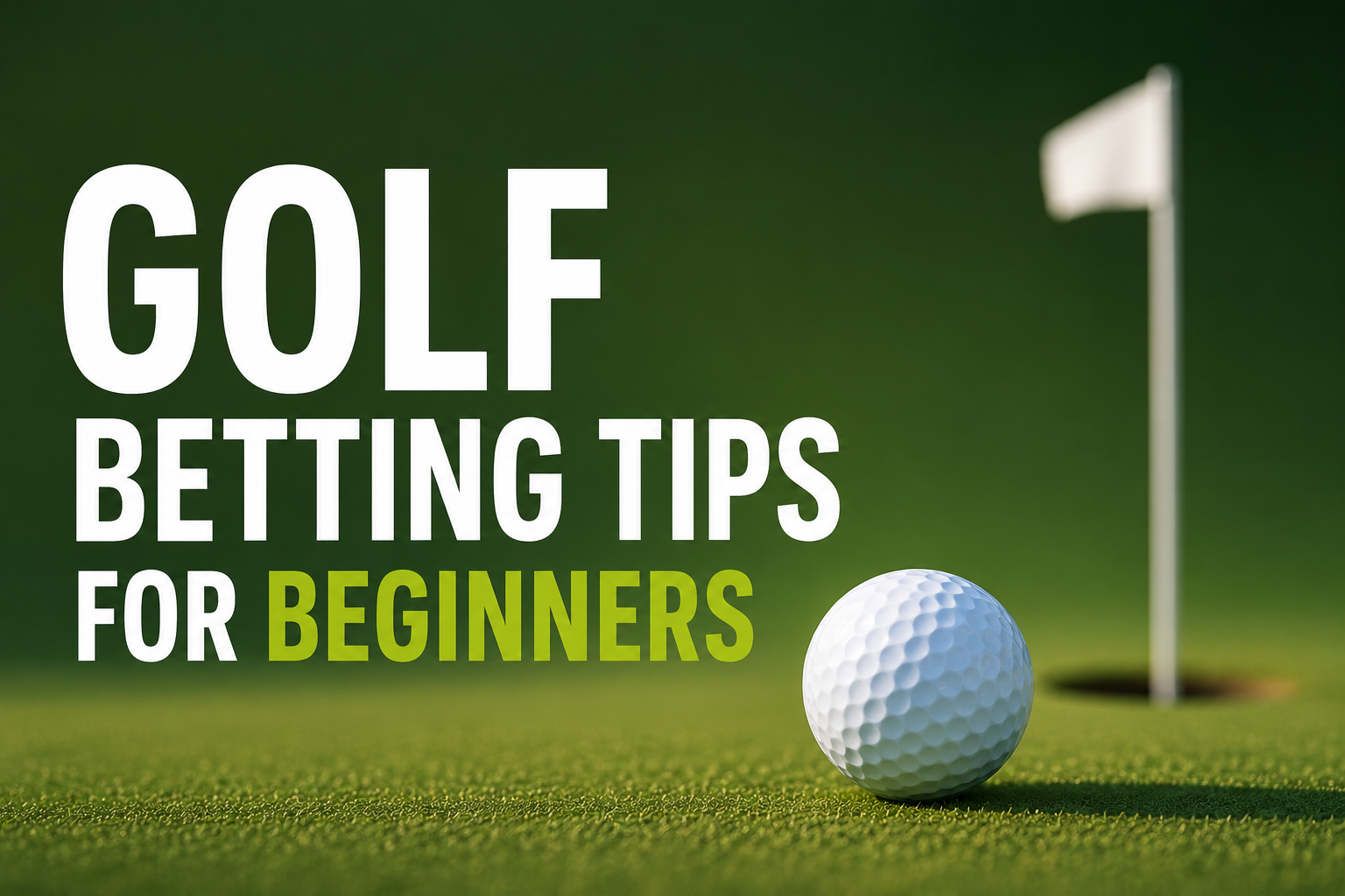 Golf Betting Tips for Beginners